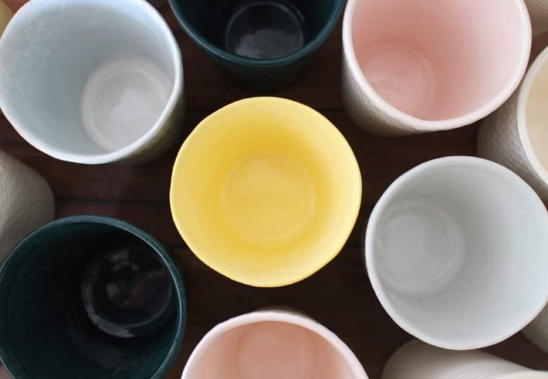 Take Away Ceramic Cups