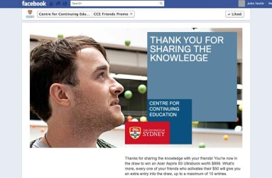 Centre For Continuing Education Facebook Application