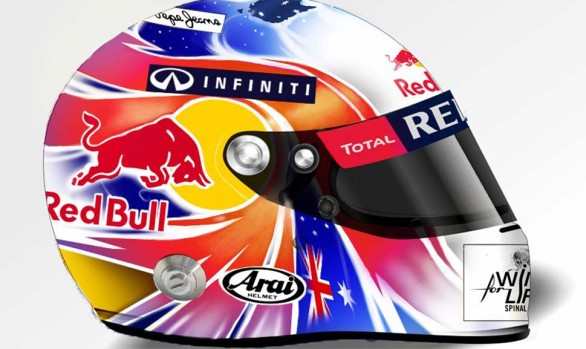 Mark Webber Helmet Promo