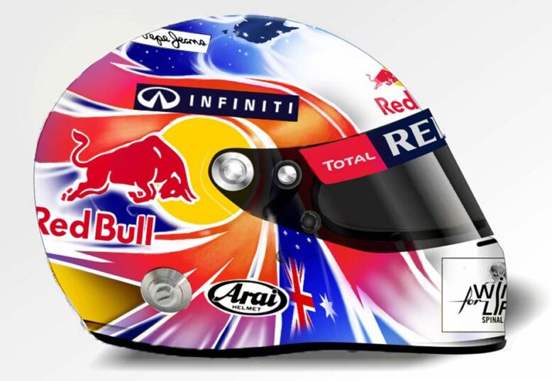 Mark Webber Helmet Promo