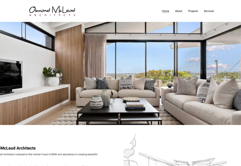 Osmond Mcleod Architects Website