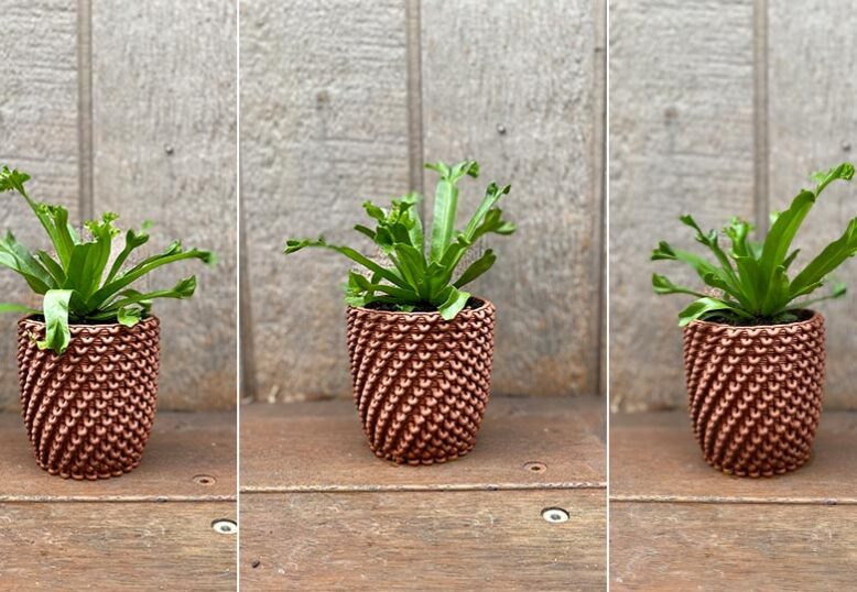 3D Printed Ceramic Pot Plants