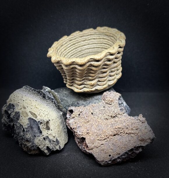 3D printed coal ash clay experiments